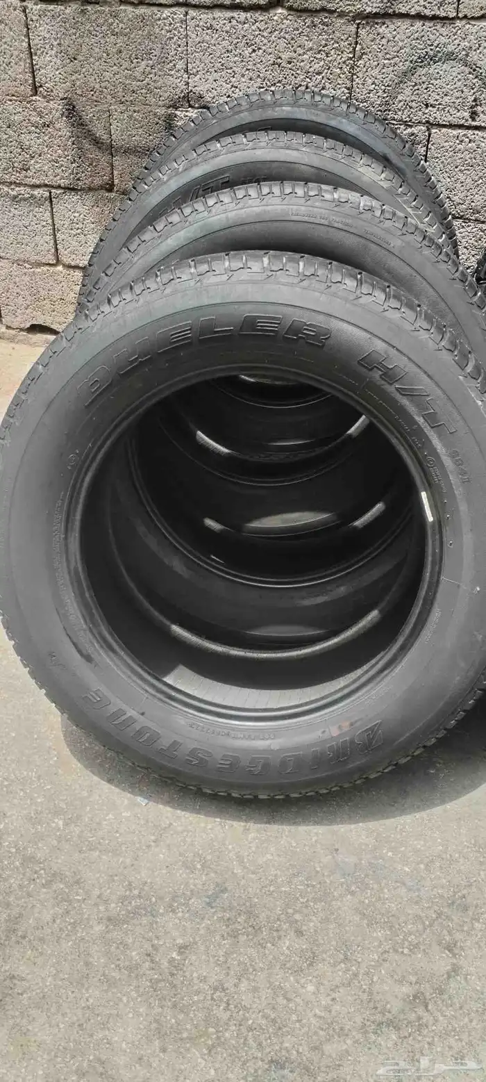 كفرات بريجستون مقاس275 60 20نظيفة مره 4