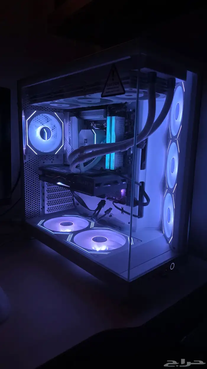 جديد pc gaming editing بي سي احترافي بيضاء 0