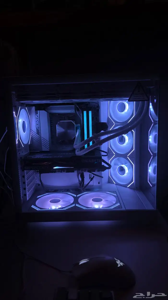 جديد pc gaming editing بي سي احترافي بيضاء 1