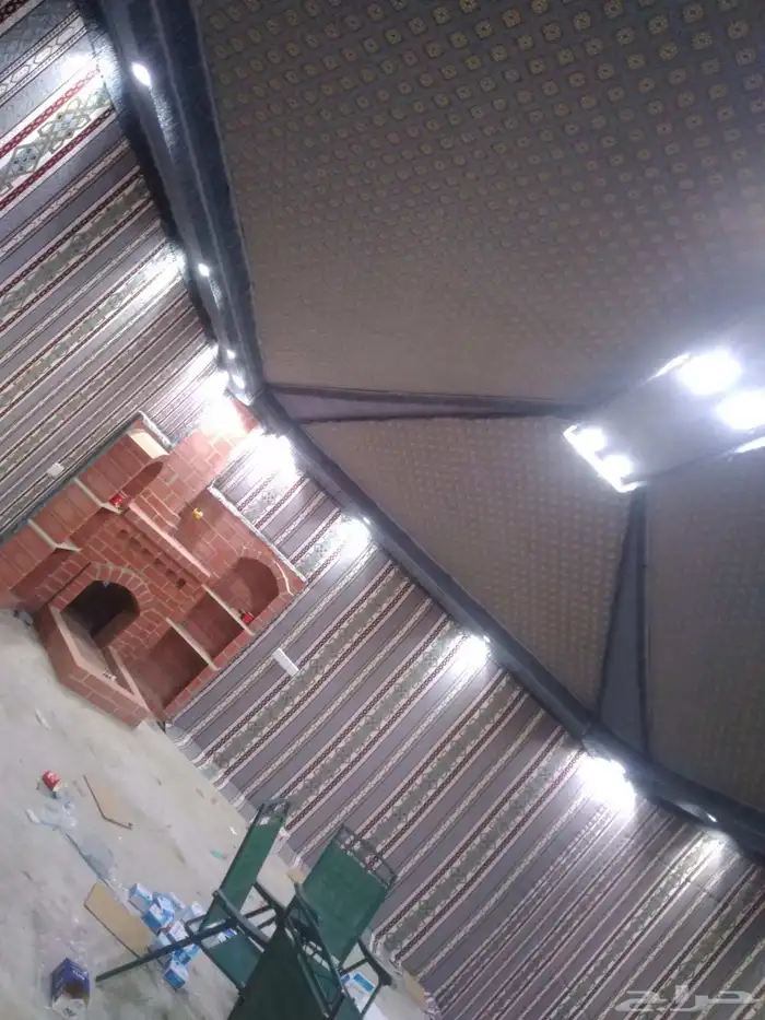 بيوت شعر تلبيس قماش 6