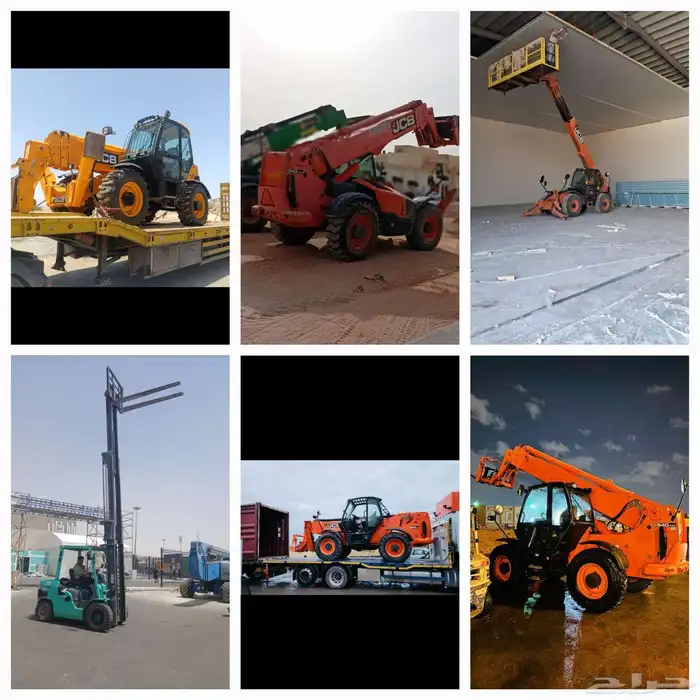 رافعات شوكيه للايجار وجميع المعدات والمقاسات 8