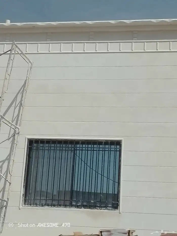 تصميم الحجر الطبيعي باالاسمنت الابيض وبطحاء بيضاء 0