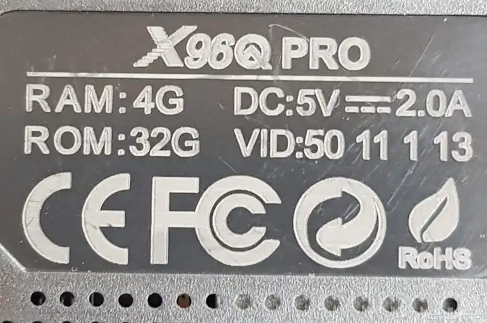 X96Q PROجهاز تي في بوكس ذكي 2