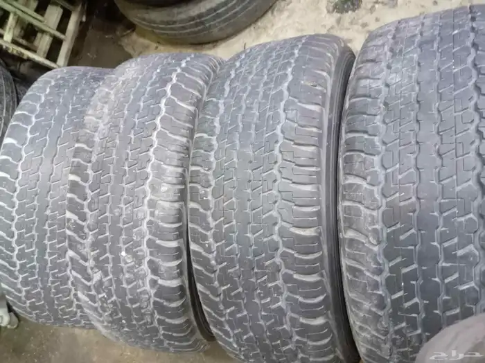 كفرات دلوب يابني اصلي مقاس 17   65   275 مستخدم نظيف 5
