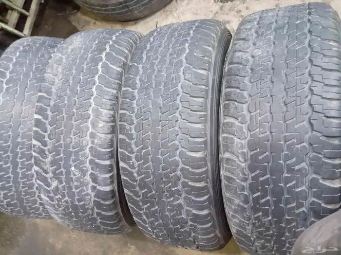 كفرات دلوب يابني اصلي مقاس 17   65   275 مستخدم نظيف 6