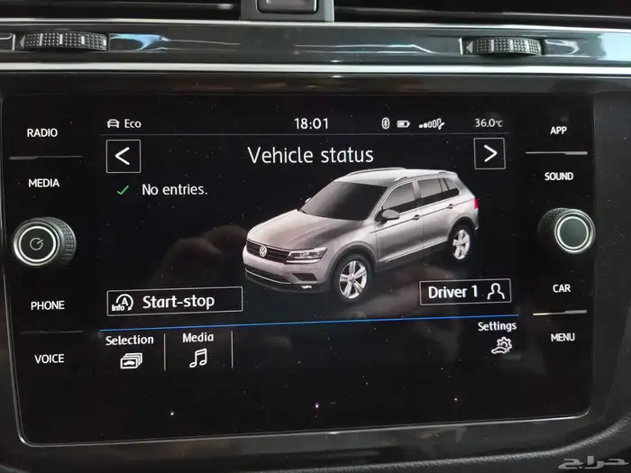 فولكسفاغن تيجوان SE فل 2019 volkswagen Tiguan SE full 13