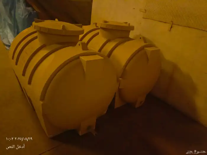 خزانات مياه بلاستك مصنع المنار استخدام بسيط عدد 2 سعة الف لت 0