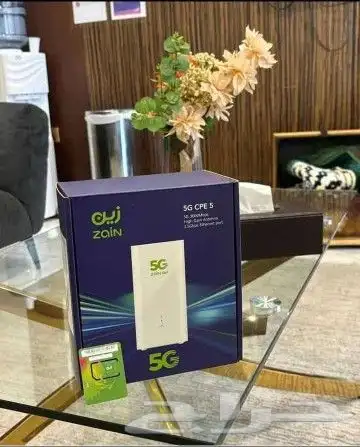 عرض خاص راوتر من زين 5G كل شهر 239 شامل الضريبه 5