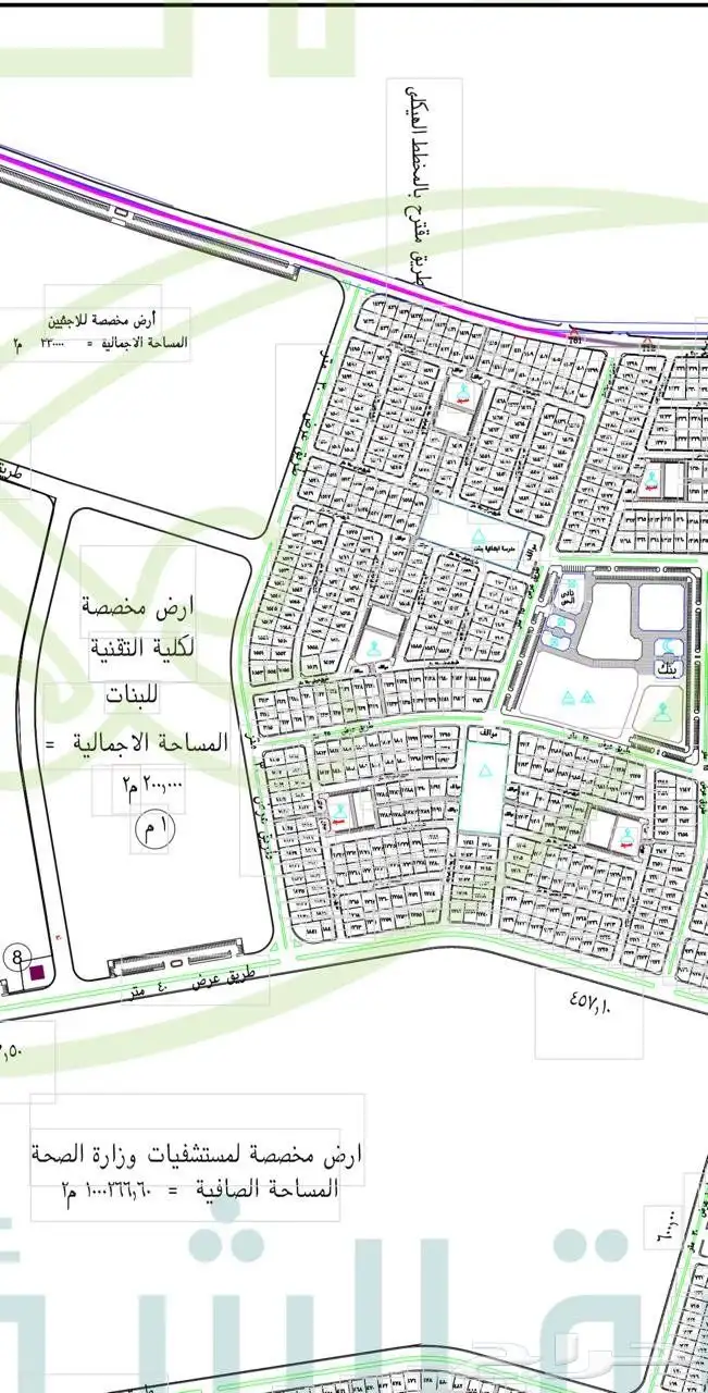 ارض بمخطط الروابي شارع 40 2