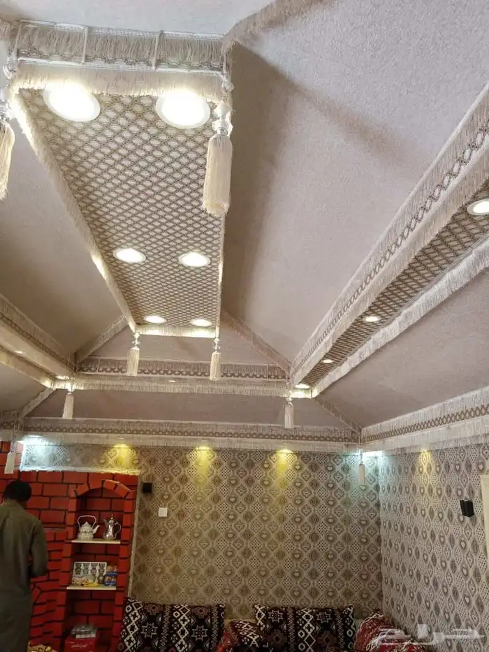 بيوت شعر تلبيس قماش 0