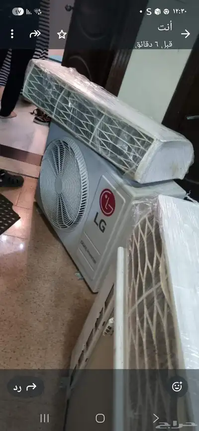 مكيفات الجي طنين الاربع 20وحده استعمال قليل لمقهى ضمان 10 0