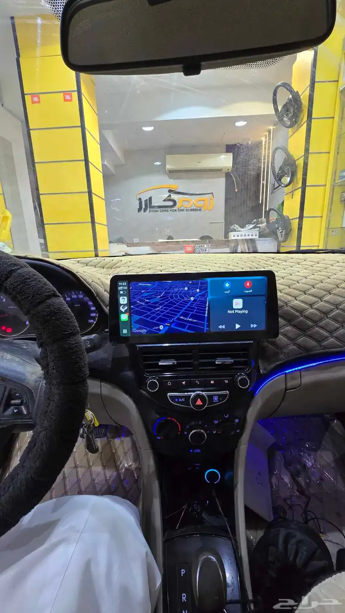 شاشة سوناتا و اكسنت 2014 مقاس 12 بوصة CarPlay 3