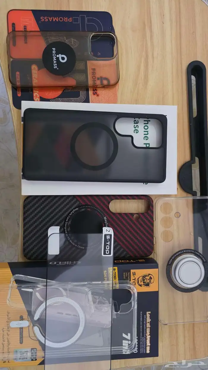 كفرات وستيكرات s25 ultra s24 plus s23 iphone 13 mini 0