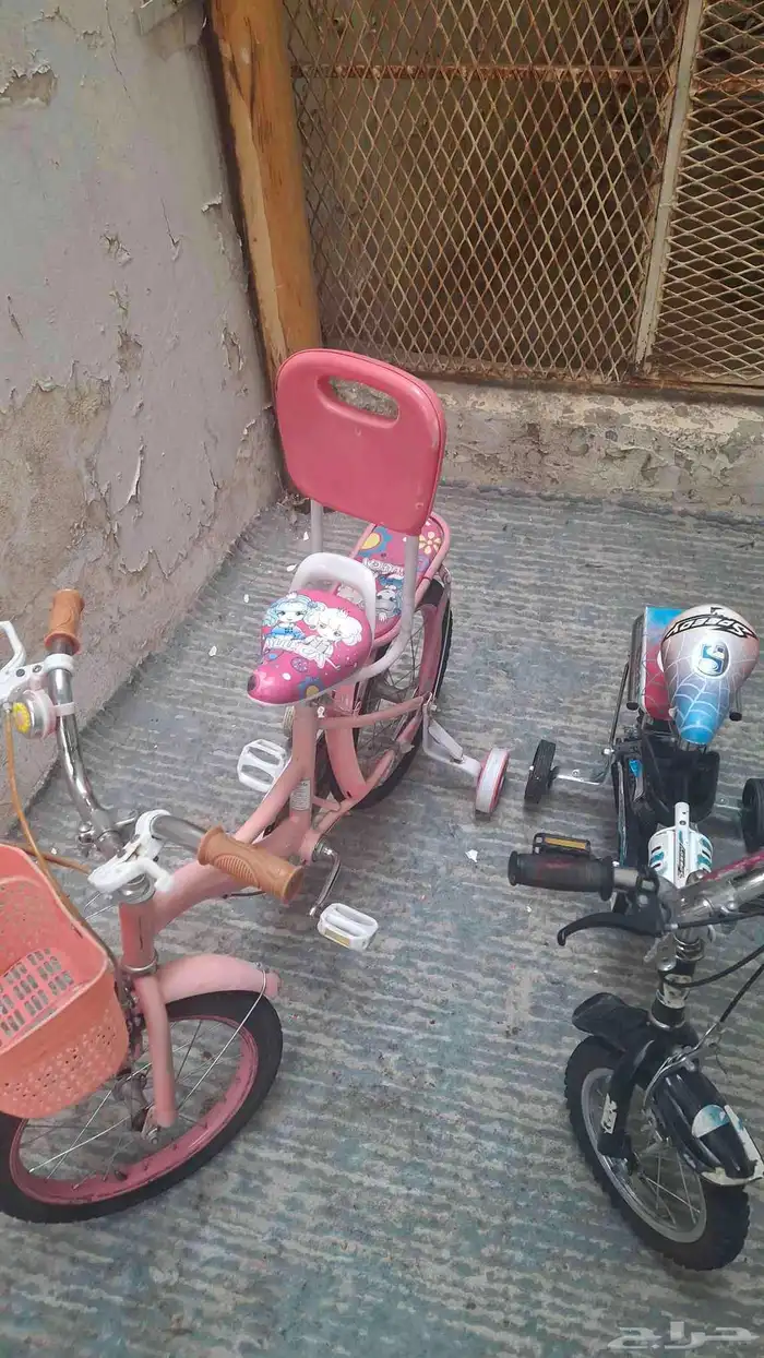 سيكل اطفال عدد 2 شبه جديده 2