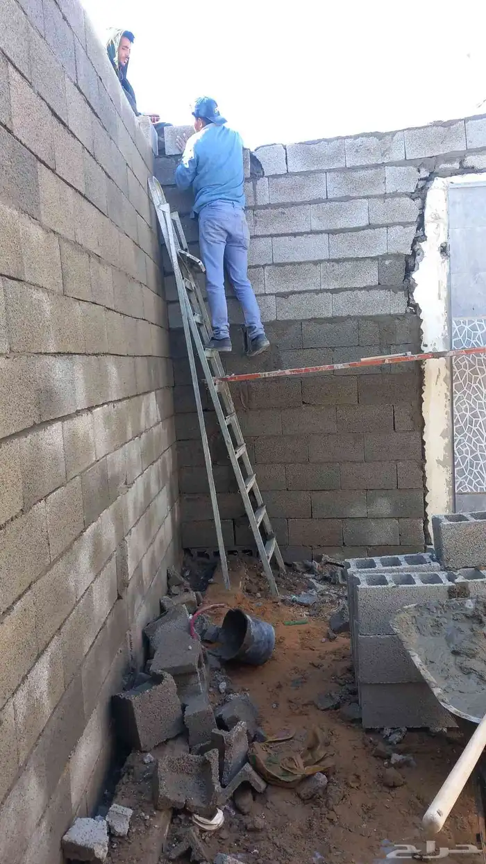القصيم هدم تكسير ترميم بريده عمال بناء تليس قص بالصاروخ 1