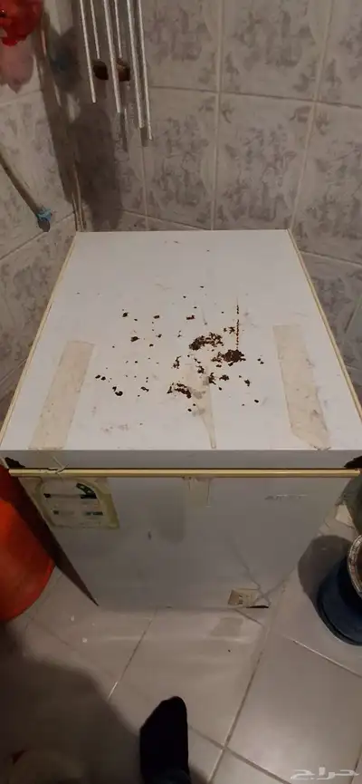 البيع طاولتين وبراد ثلاجه صغيره 2