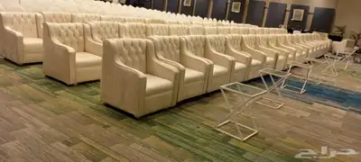 تاجير كراسي طاولات جلسات كنب زل خيام مكيفات مراوح جميع اللوا 24