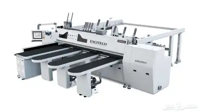 مكائن لصق شريط ومنشار اكتروني ومكينة cnc تخريم 4