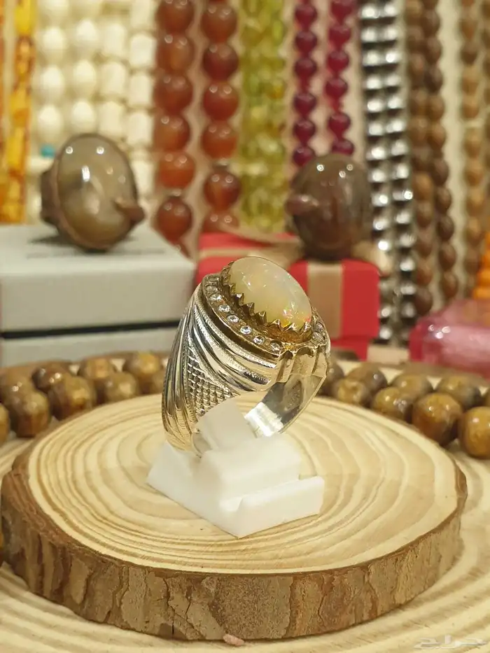 خاتم اوبال إثيوبي فاخر فل فاير 5