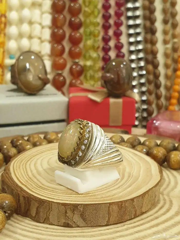 خاتم اوبال إثيوبي فاخر فل فاير 8