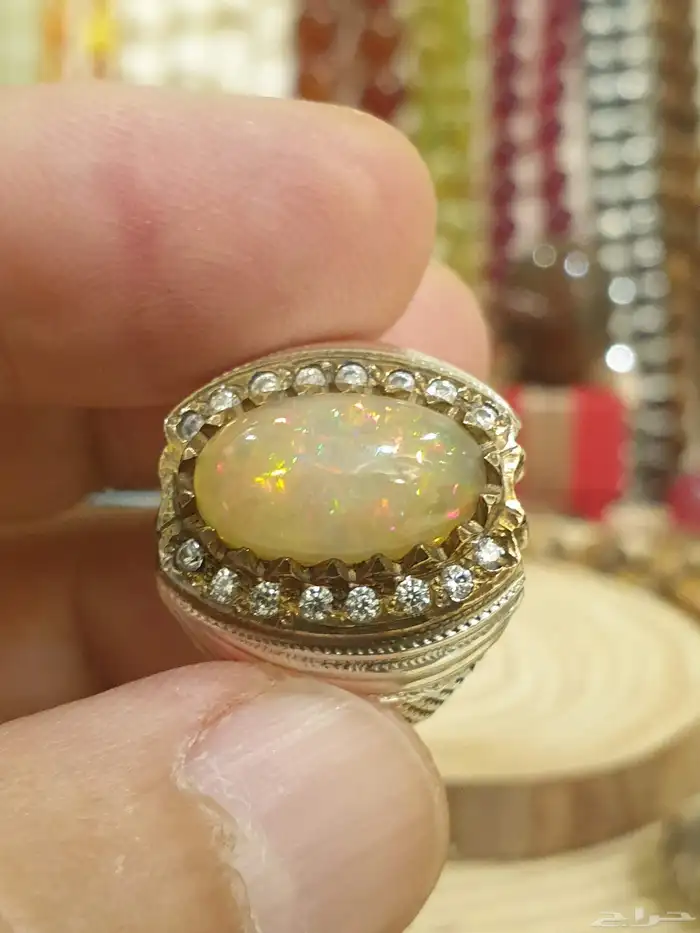 خاتم اوبال إثيوبي فاخر فل فاير 1