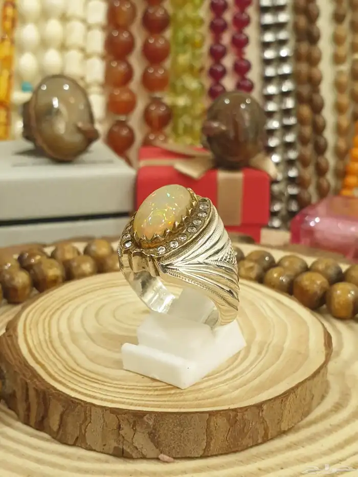 خاتم اوبال إثيوبي فاخر فل فاير 3