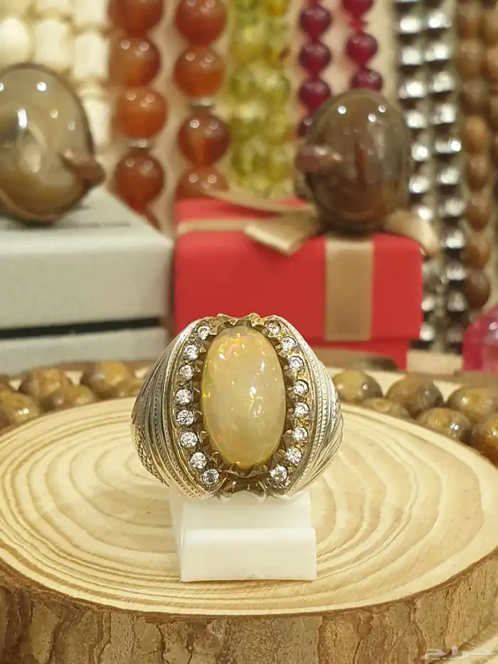 خاتم اوبال إثيوبي فاخر فل فاير 6