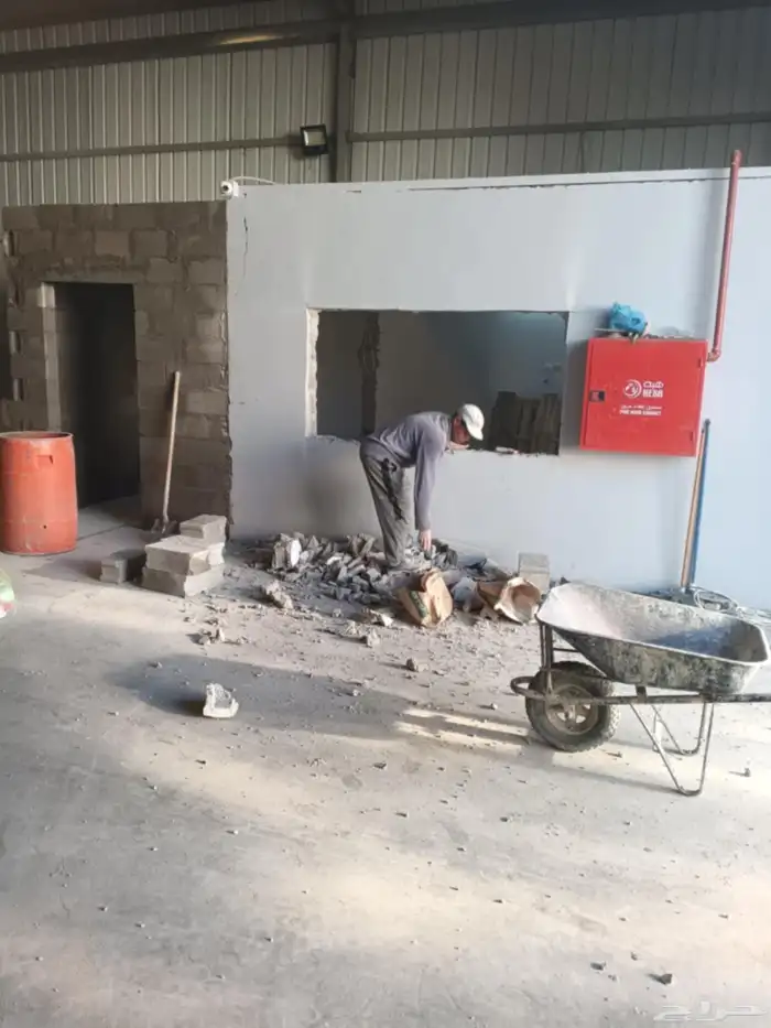 القصيم هدم تكسير ترميم بريده عمال بناء تليس قص بالصاروخ 4