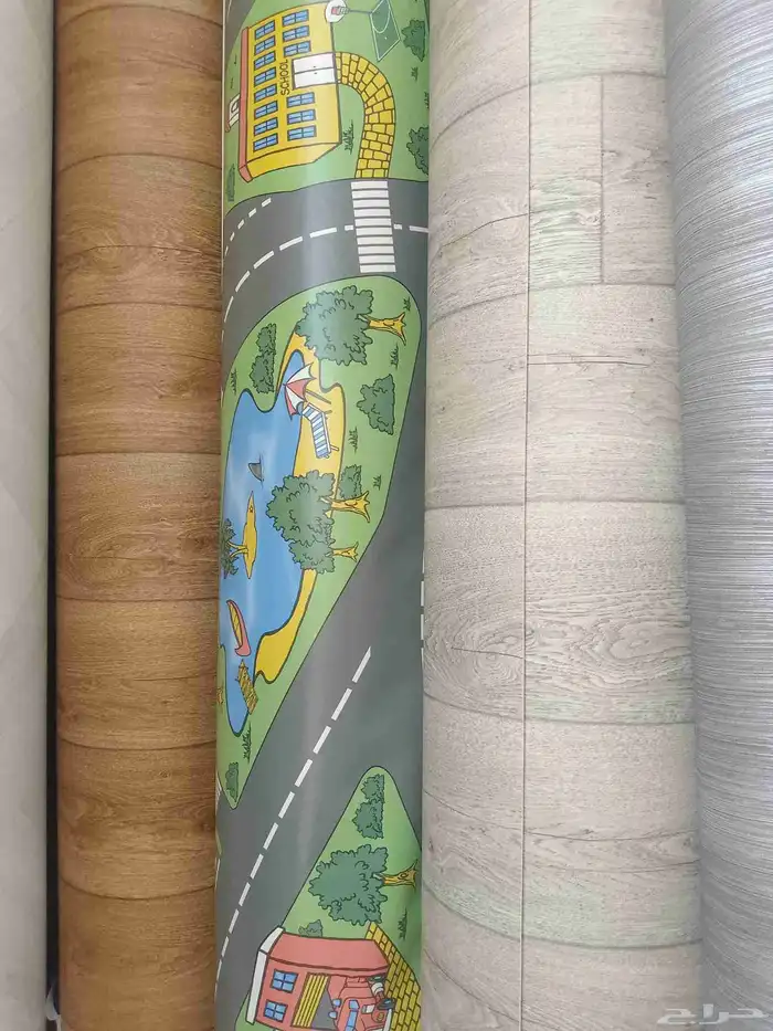 فينيل مشمع بديل باركيه بلاستيك موكيت 11