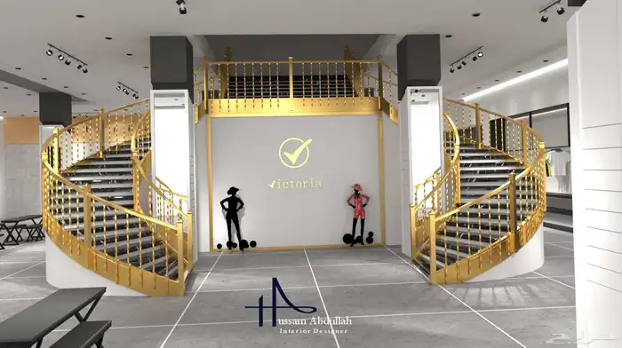 تصميم محل ألبسة 1