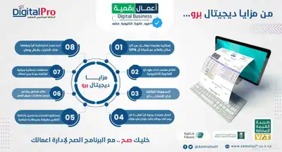 البرنامج المحاسبي المتكامل DigitalPro ERP 6