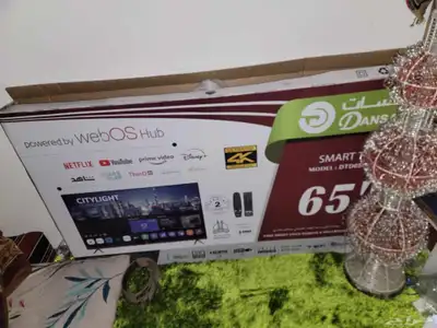 شاشه 65 بوصه للبيع استخدام اسبوع جديد 0