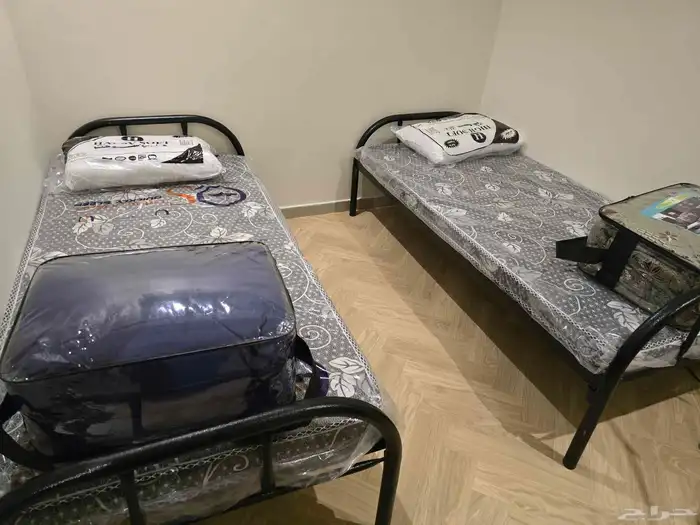 تجهيز سكن عمال سرير حديد طابقين مراتبه غرف نوم سراير جمله 14