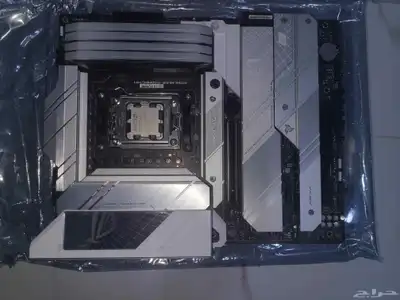 معالج Ryzen 7 9800x3d مذربورد x670e-a ذاكره m.2 1
