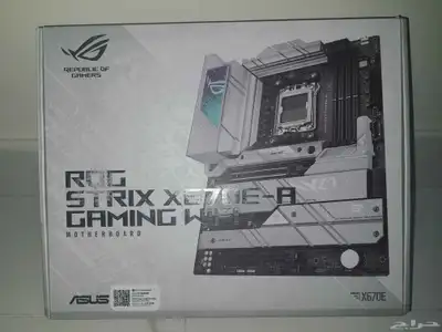 معالج Ryzen 7 9800x3d مذربورد x670e-a ذاكره m.2 0