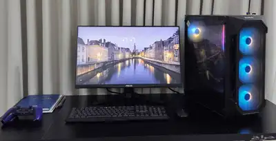 pc 3050 8Gb- i5 12400F (شاشة 24 بوصة 120 hz 1m s Asus) 0