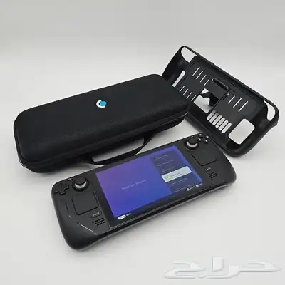 ستيم ديك LCD 256GB مع كفر وشنطة إضافية   شاشة حماية   مساحة 1