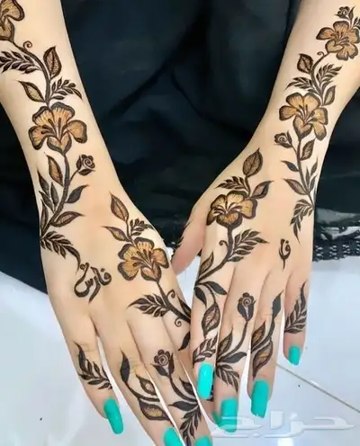 نقش حناء تبوك 4