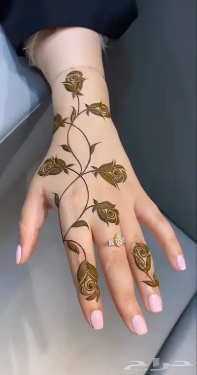 نقش حناء تبوك 8