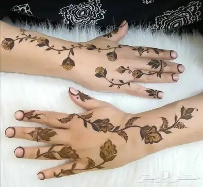 نقش حناء تبوك 7