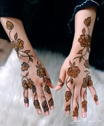 نقش حناء تبوك 2