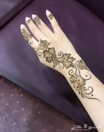 نقش حناء تبوك 7
