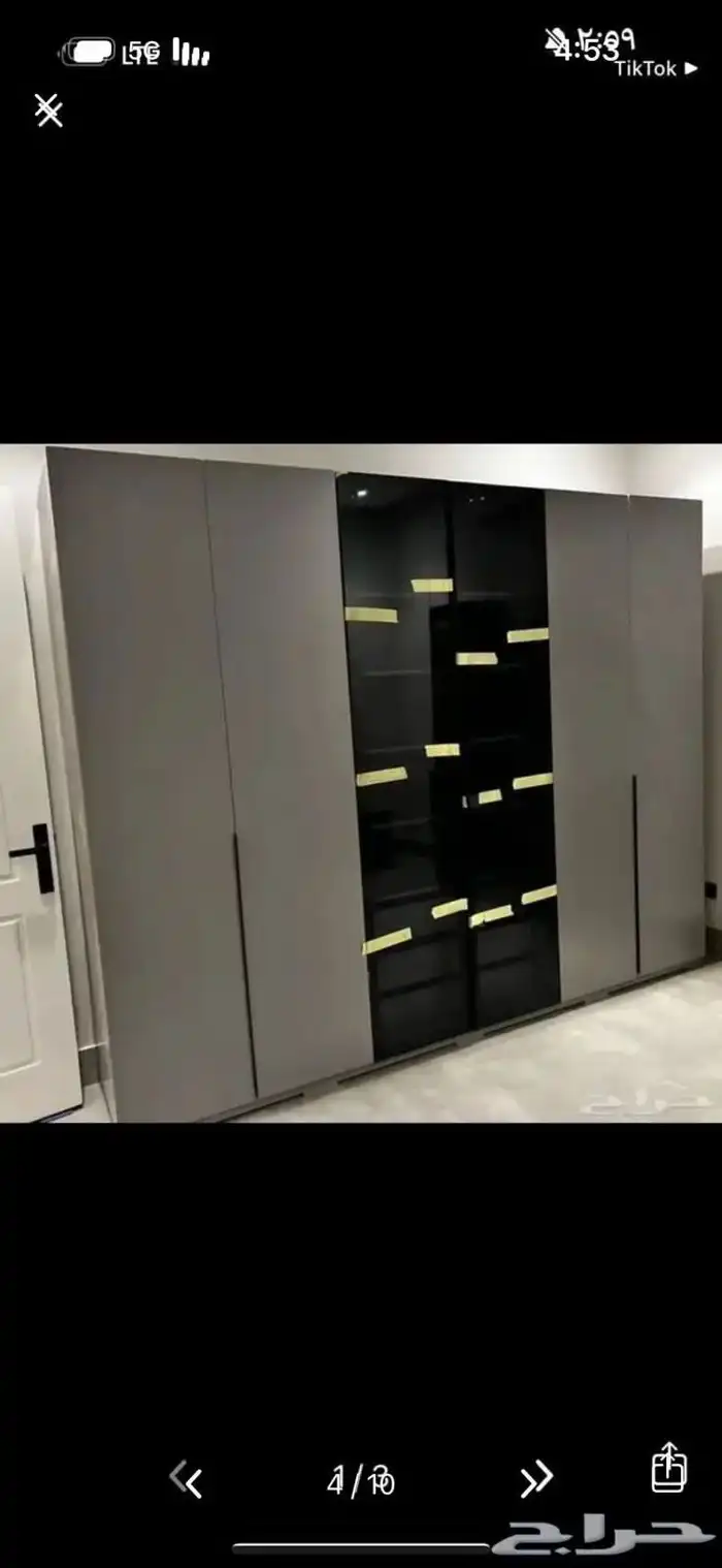 دولاب ملابس تفصيل حسب الطلب غرف النوم جاهزه 4