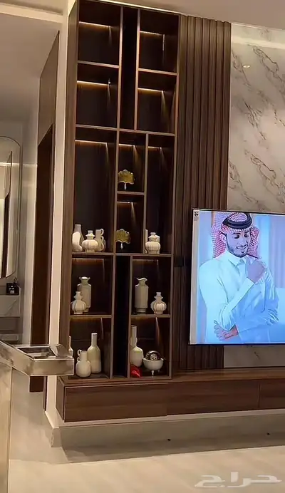 ديكورات داخليه واجهات تلفزيون 0