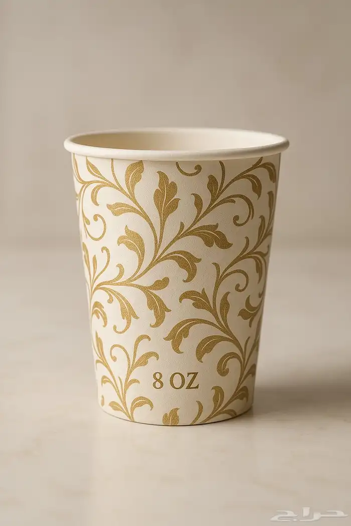 كوب ورقي بتصميم جميل وسعر مناسب 0