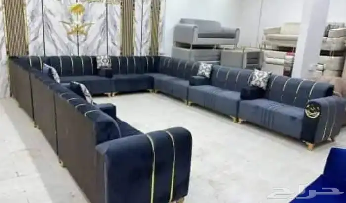 كنب جديد جاهز وبسعر المصنع شامل التوصيل 45