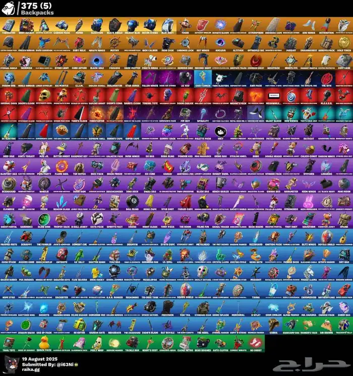 السلام عليكم ورحمه الله وبركاته ) ايبك فورت نايت نادر مضمون 5