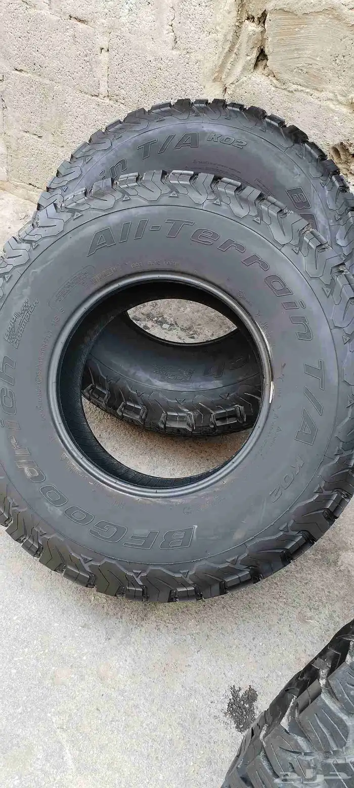كفرات بي اف جودارتش امريكي مقاس37.12.50r17اخت الجديد 5
