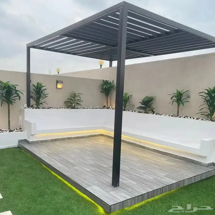 تنسيق حدائق زهرة الروضه الخضراء 0