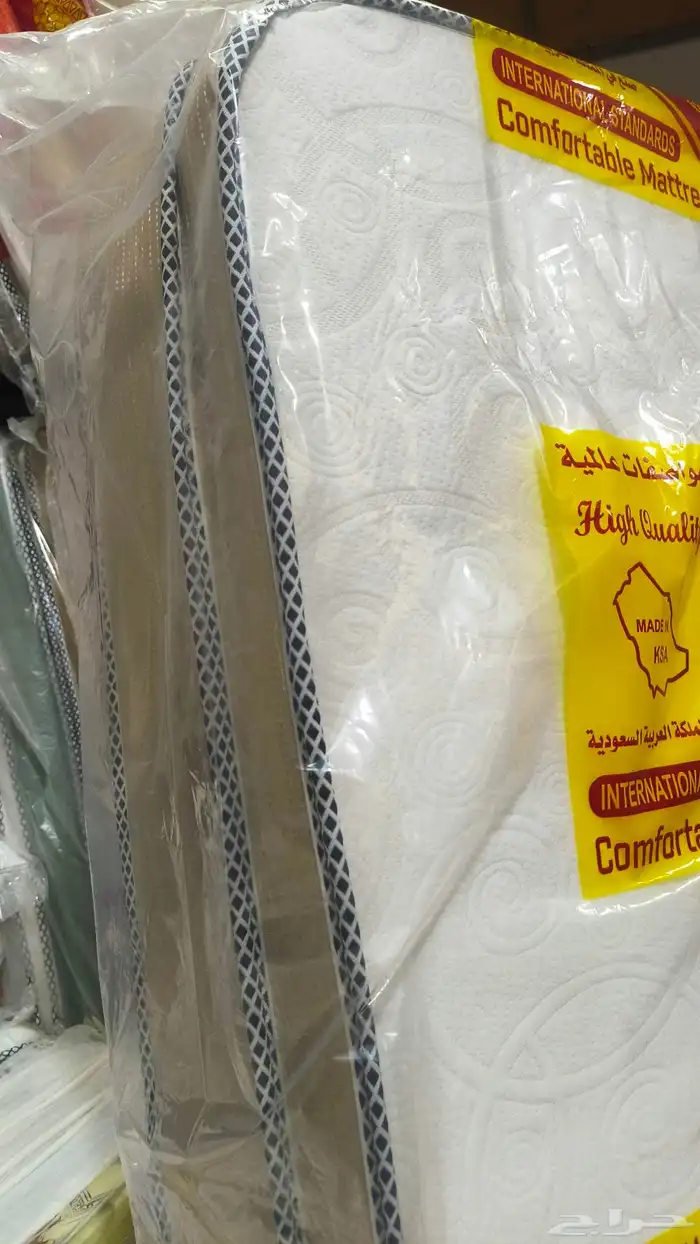 سرير حديد مراتب مفارش سرشف بطانية مخدة 8